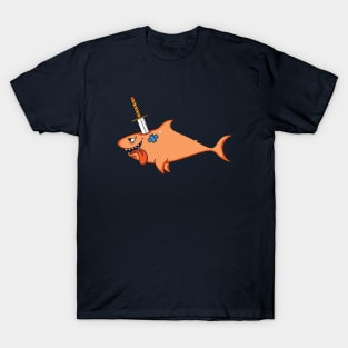 shark impaled by a sword T-Shirt